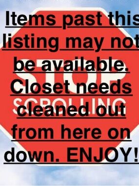 Please Be Aware. The listings past this point may not be available.